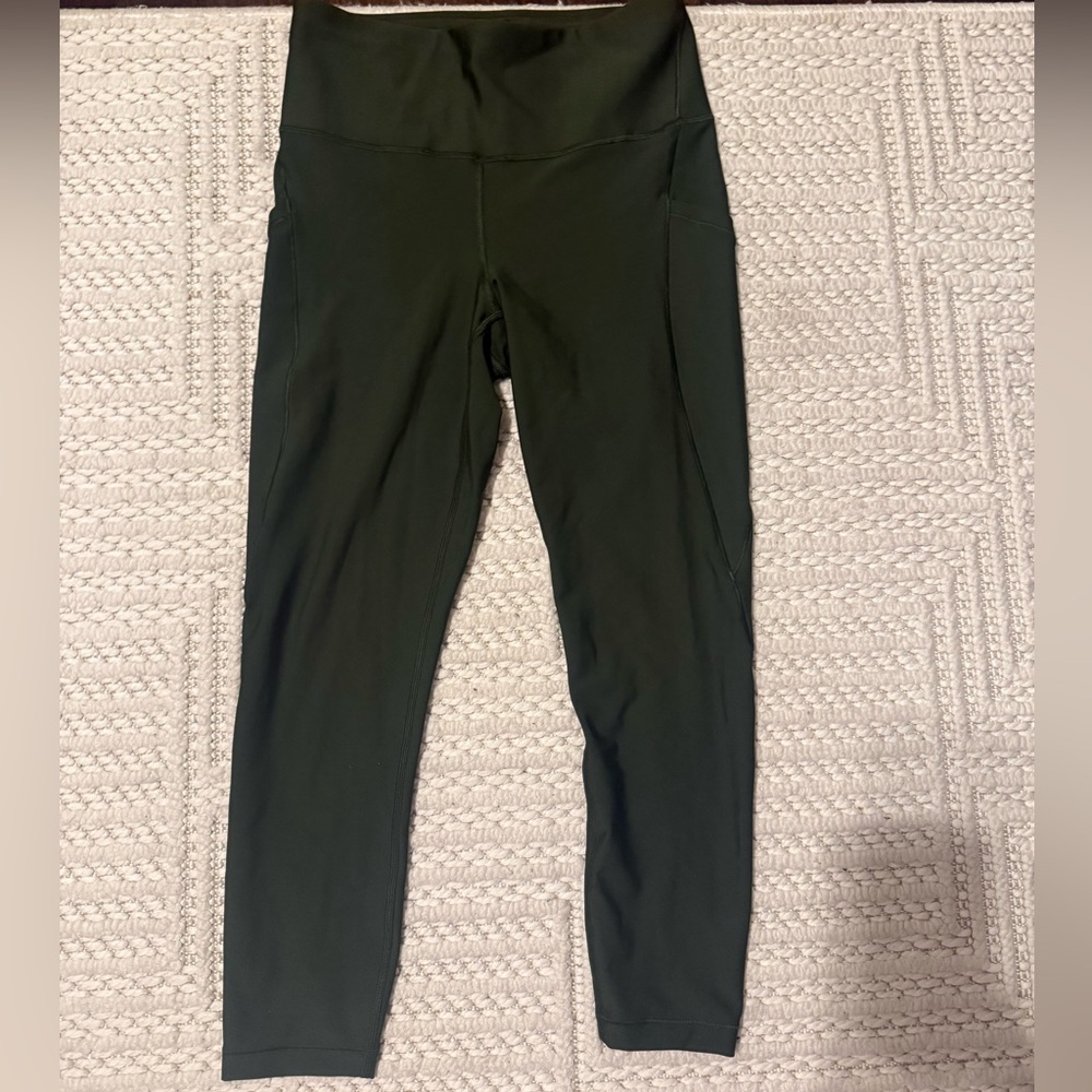Athleta Olive Green 7/8 Leggings